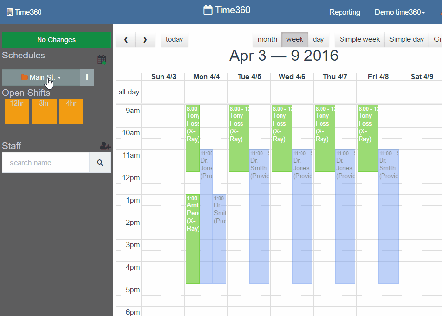 Time360 employee scheduling software demo